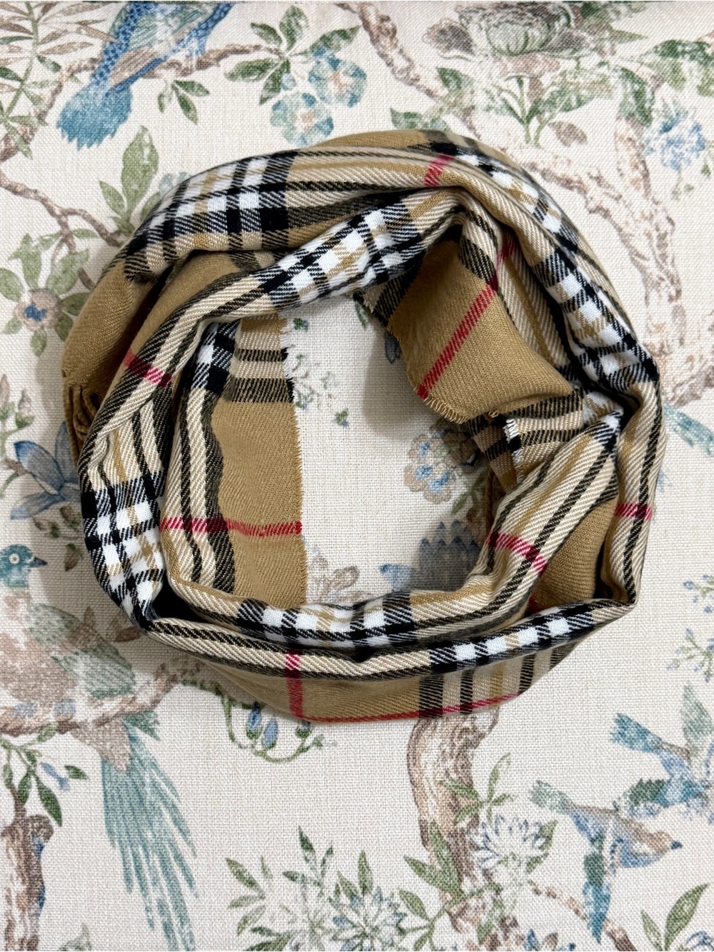 NOLA Boutique Iconic Tartan Plaid Fringed Scarf